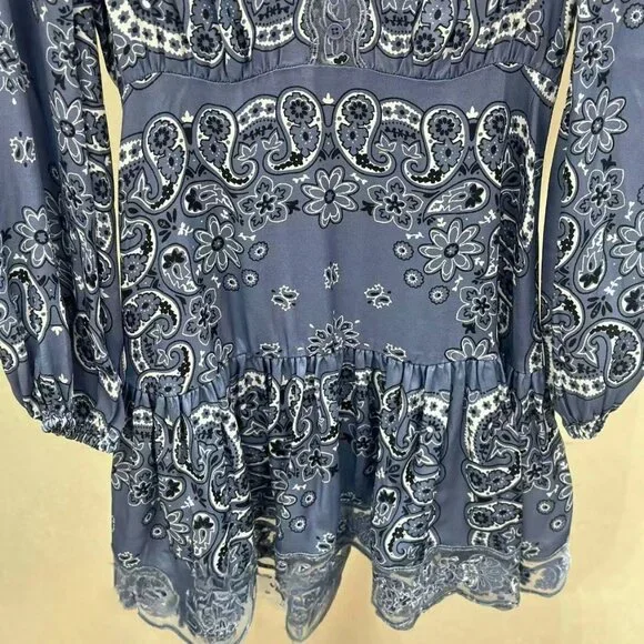 maje Short patterned floaty dress - Picture 5 of 6